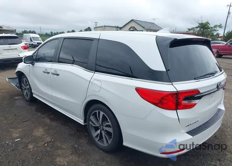 2023 Honda Odyssey Touring from USA, damaged, VIN 5FNRL6H82PB043939